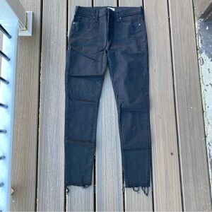 NWOT Madewell black jeans 30T high riser high rise skinny jean 30 denim